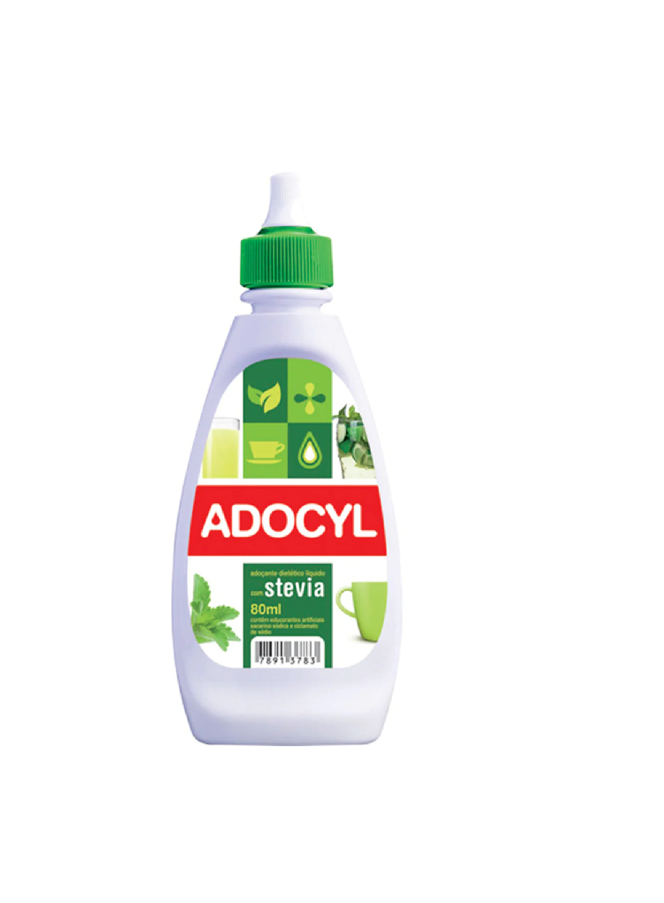 Adocyl Adoçante Líquido com Stevia (80ml)
