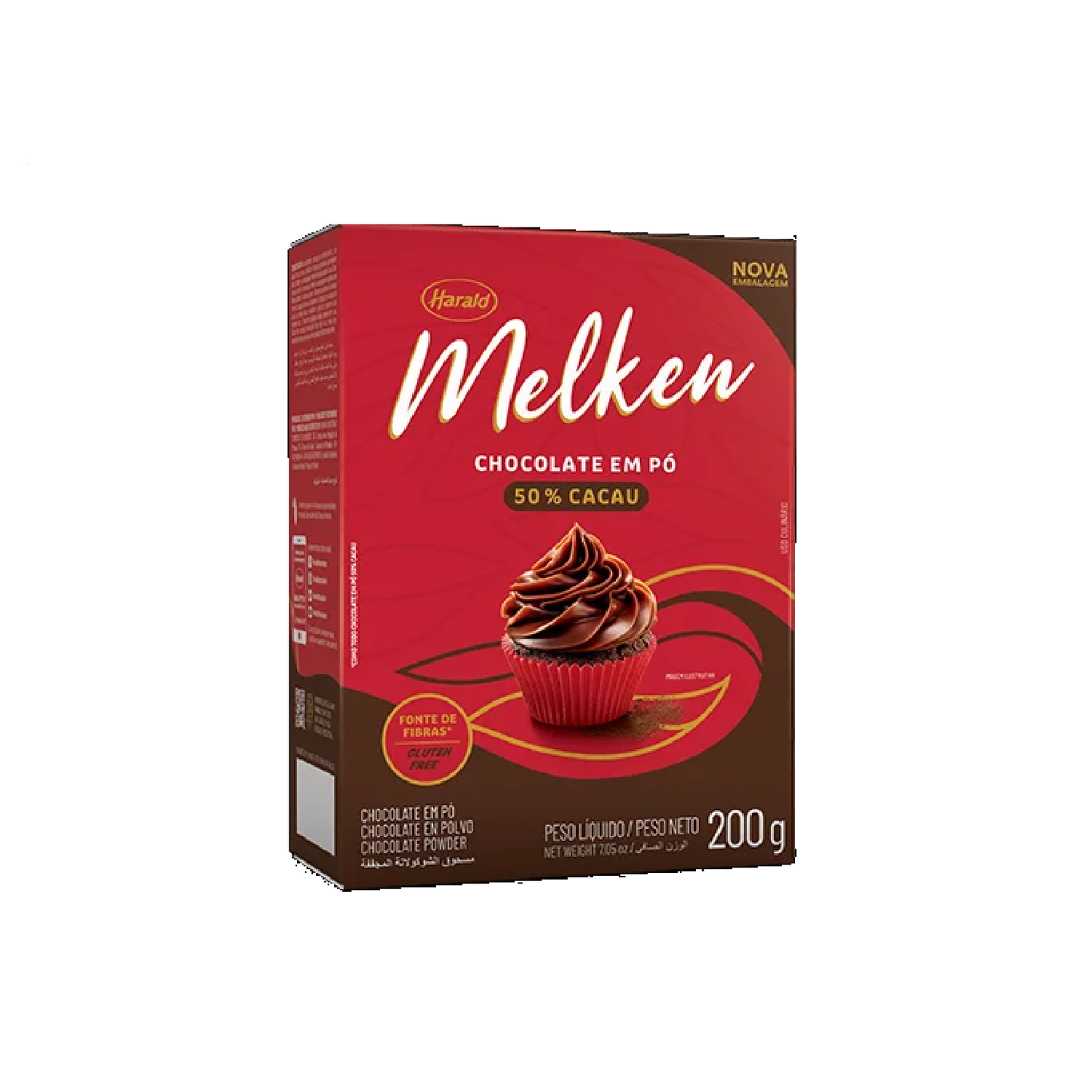 Melken Chocolate em Pó 50% Cacau (200g)