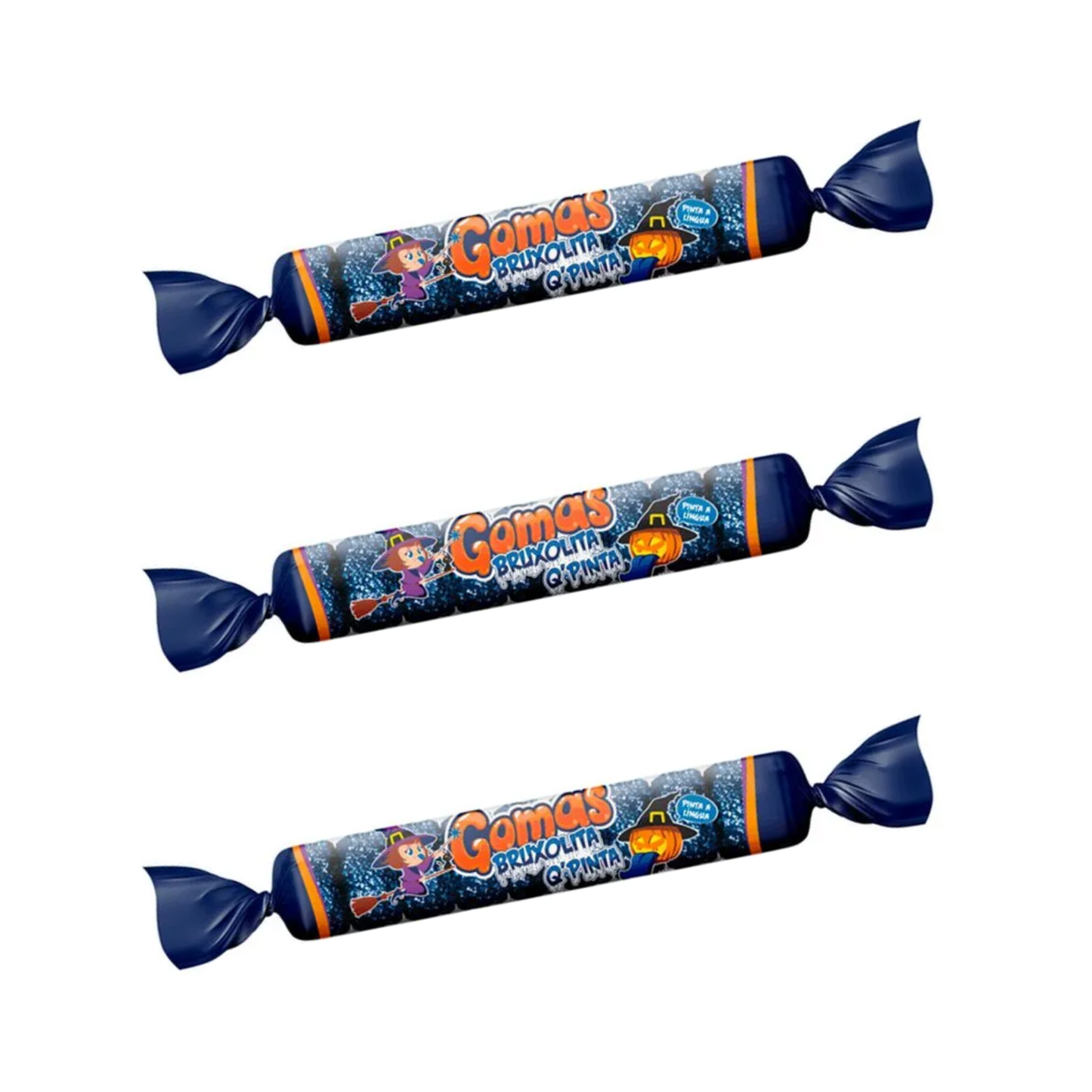 Bala de Goma Tutti Frut Florestal Bruxolita Q'Pinta - 30 unidades (900g)