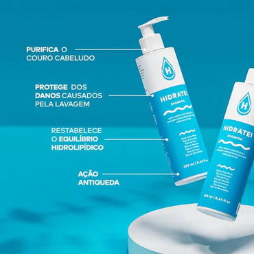 Hidratei Kit Shampoo 250ml + Condicionador 200ml (450ml)