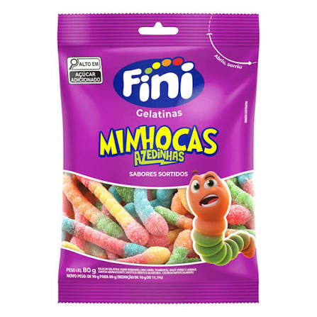 Fini Minhocas Azedinhas (80g)