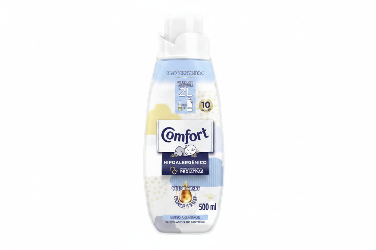 Comfort Amaciante Hipoalergênicos Concentrado Puro Cuidado (500ml)
