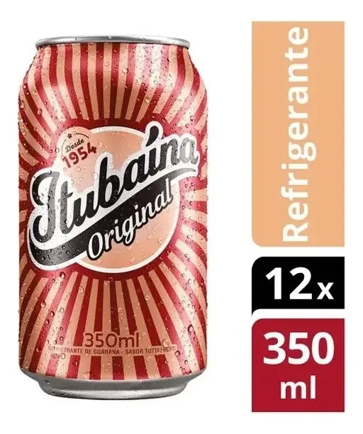 Refrigerante Itubaina Retro Lata 350ml Pack com 12 Unidades
