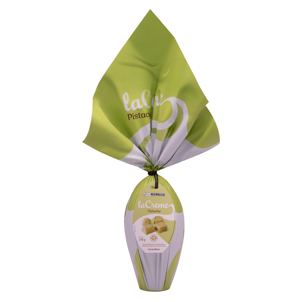 Ovo de Páscoa laCreme Pistache 348g