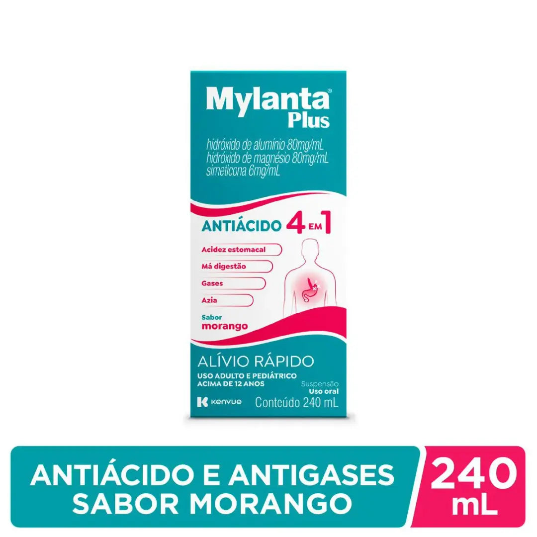 Mylanta Plus Suspensão Oral 240ml