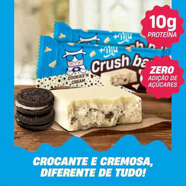 + Mu Crushbar - Cookies´n Cream - Box of 12 units - 480g