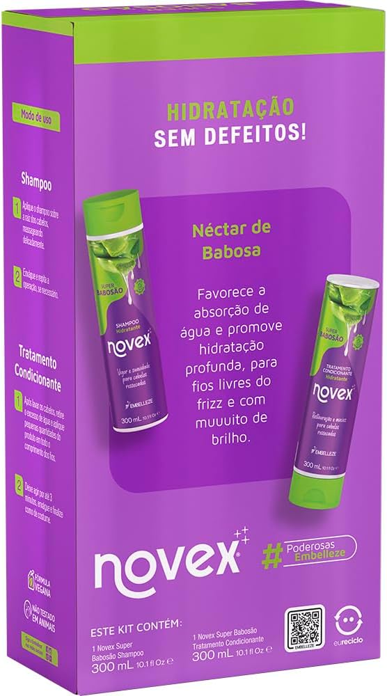 Novex Kit Shampoo + Condicionador Super Babosão (300ml)