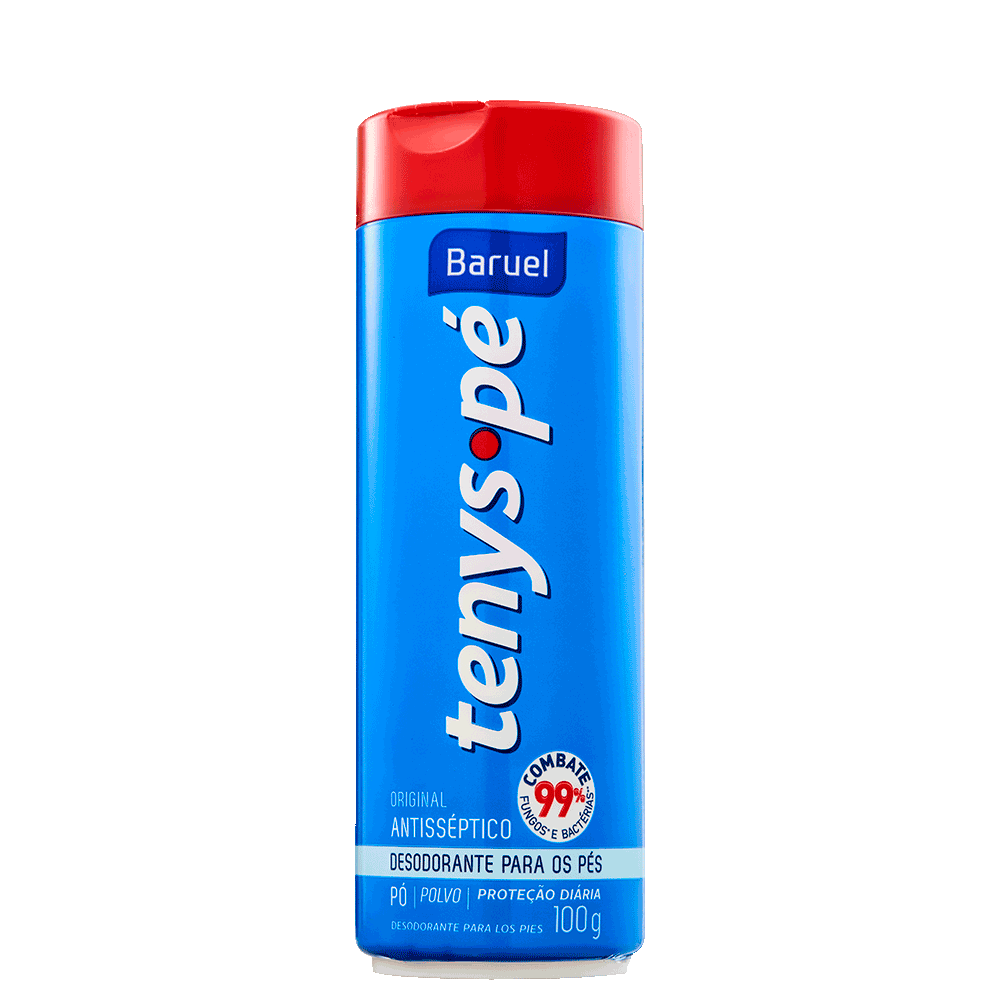 Talco Antisséptico para os Pés Tenys Pé Baruel - Unidade (100g)