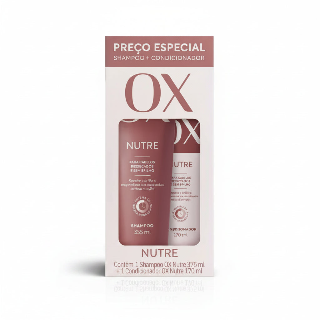 OX Kit Nutre Shampoo + Condicionador