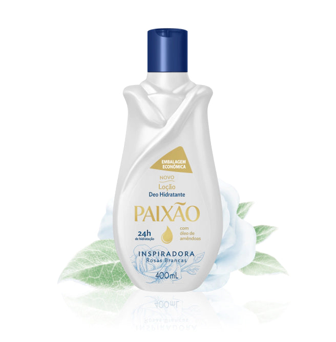 Paixão Loção Deo Hidratante Inspiradora Rosas Brancas 200ml