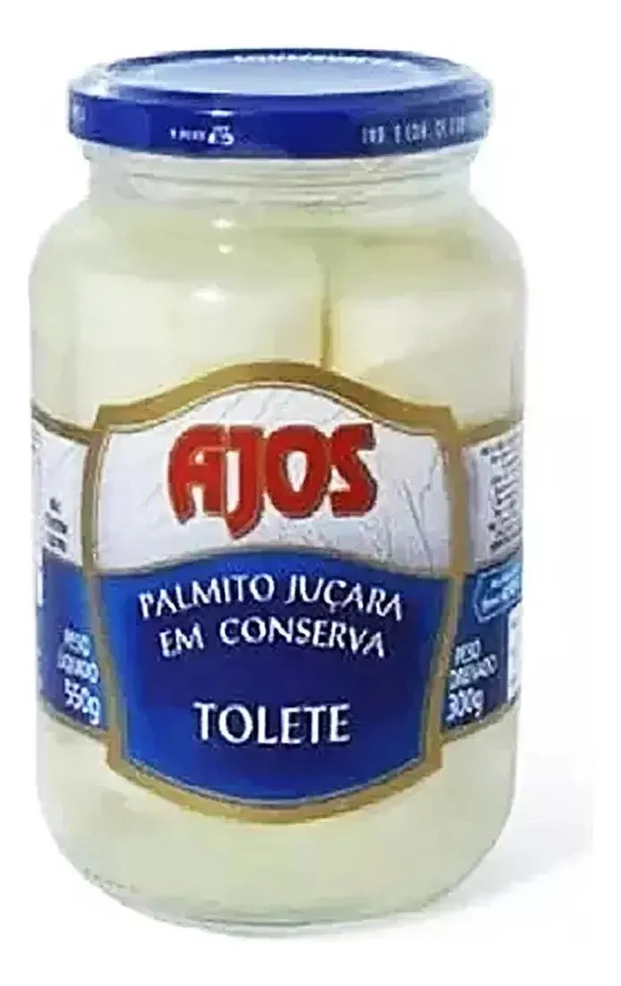 Palmito Juçara Em Conservas Tolete 550g - Drenado 300g