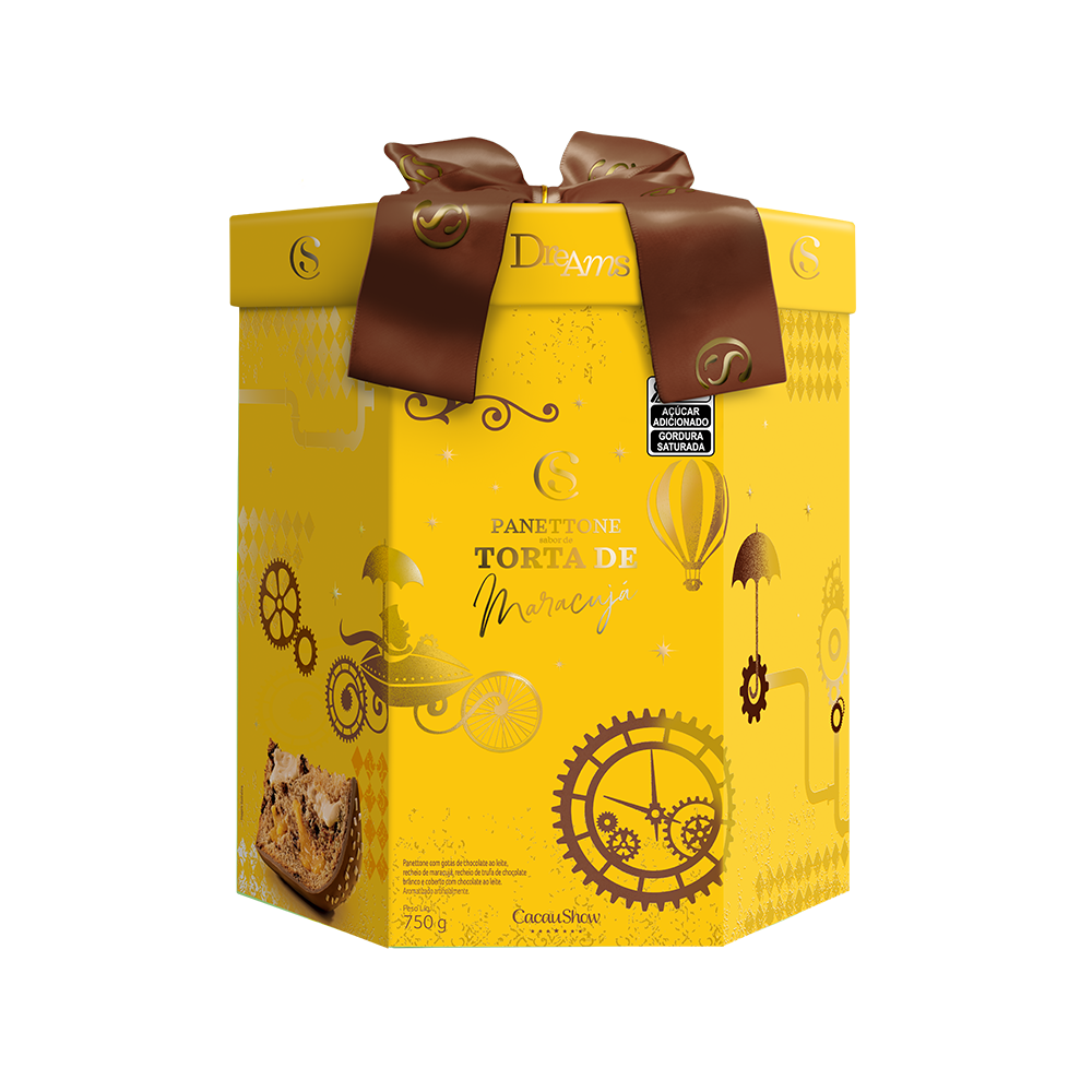 Cacau Show Panetone Dreams Torta de Maracujá (750g)