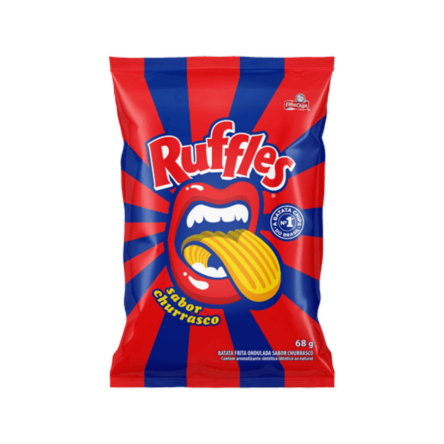 Elma Chips Salgadinho Ruffles: Churrasco (68g)
