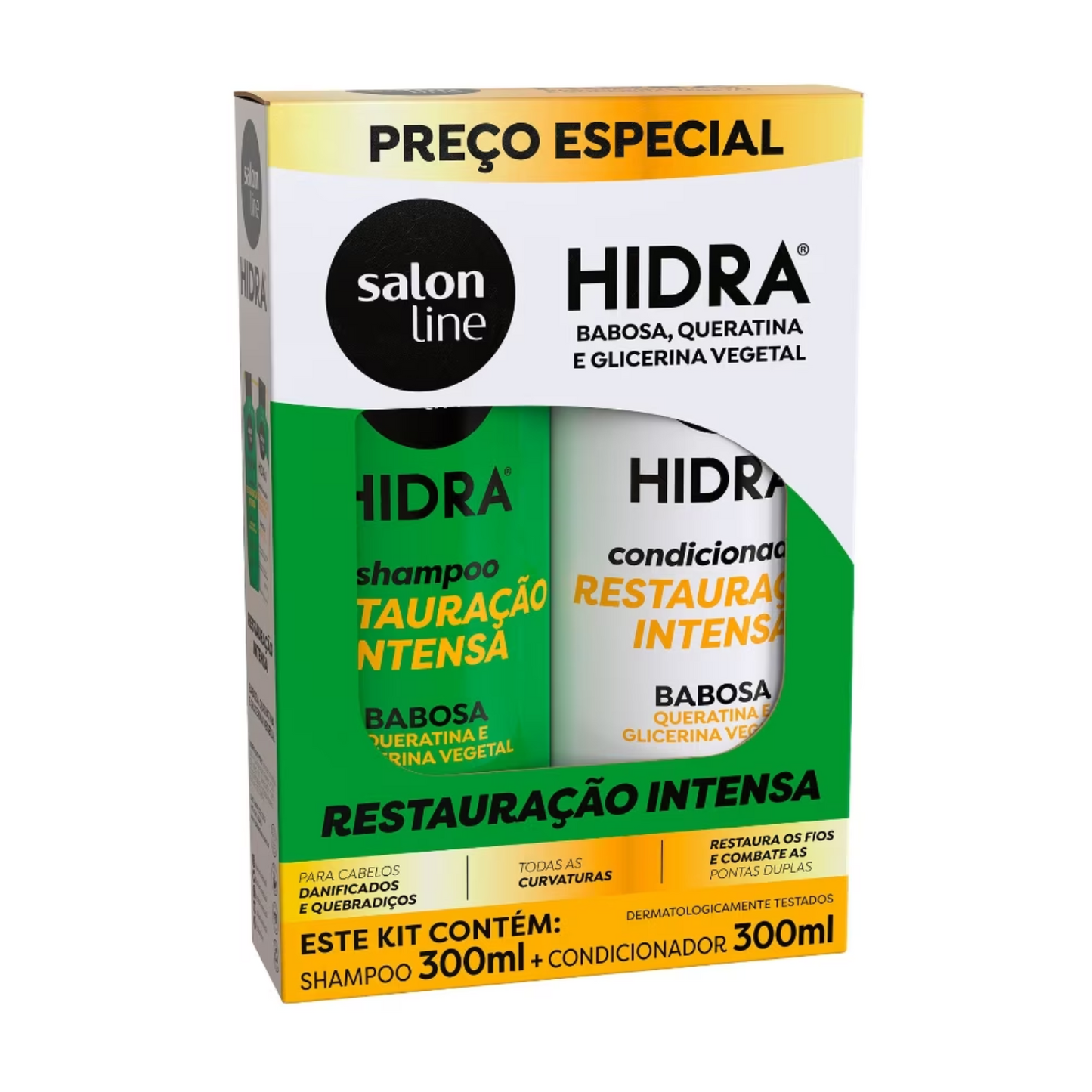 Salon Line Kit Hidra Babosa Shampoo + Conditioner 300ml
