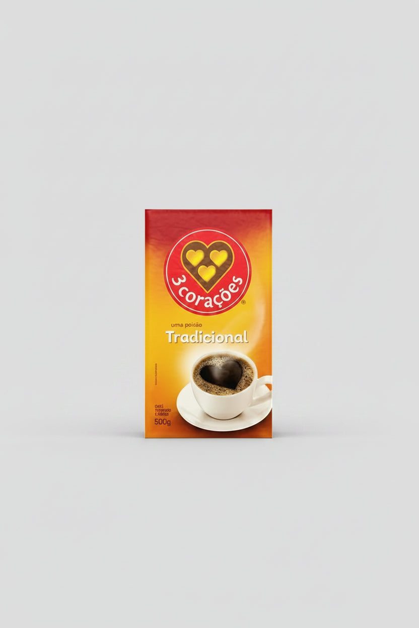 3 Corações - Café a Vácuo Tradicional (500g)