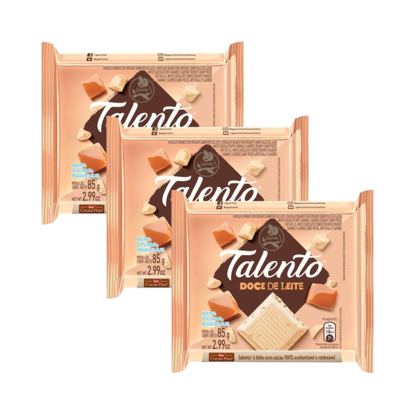 Garoto Talento (3x85g)