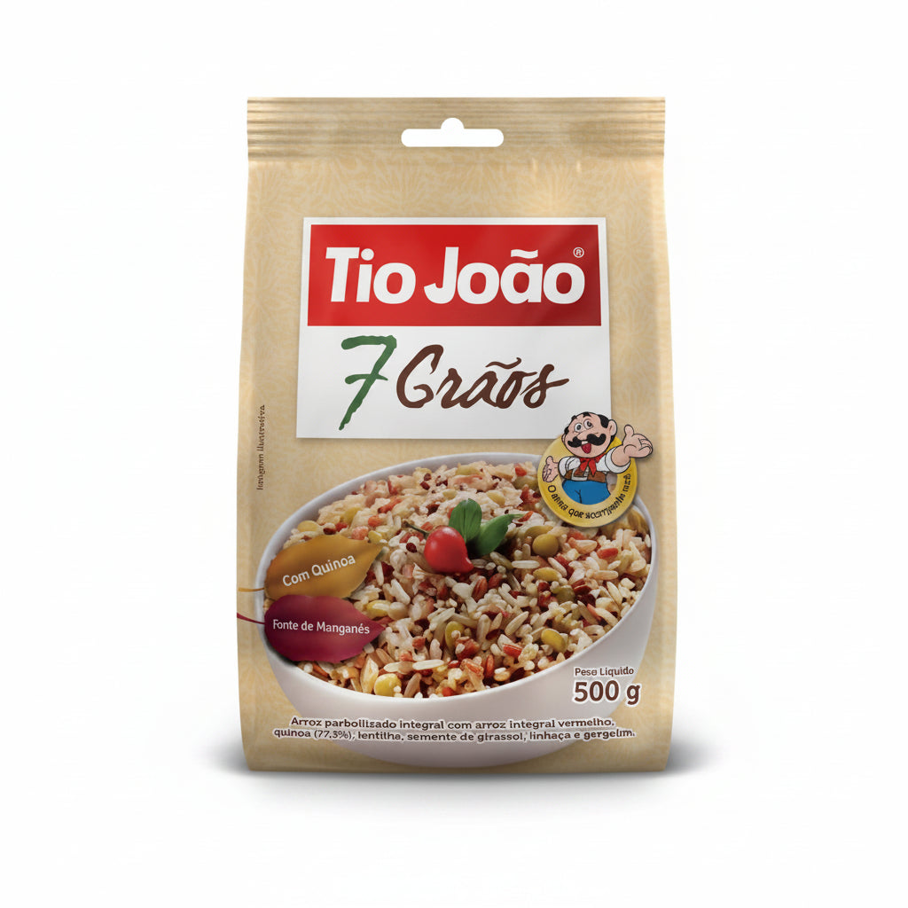 Tio João Arroz 7 Grãos Integrais com Quinoa (1Kg)