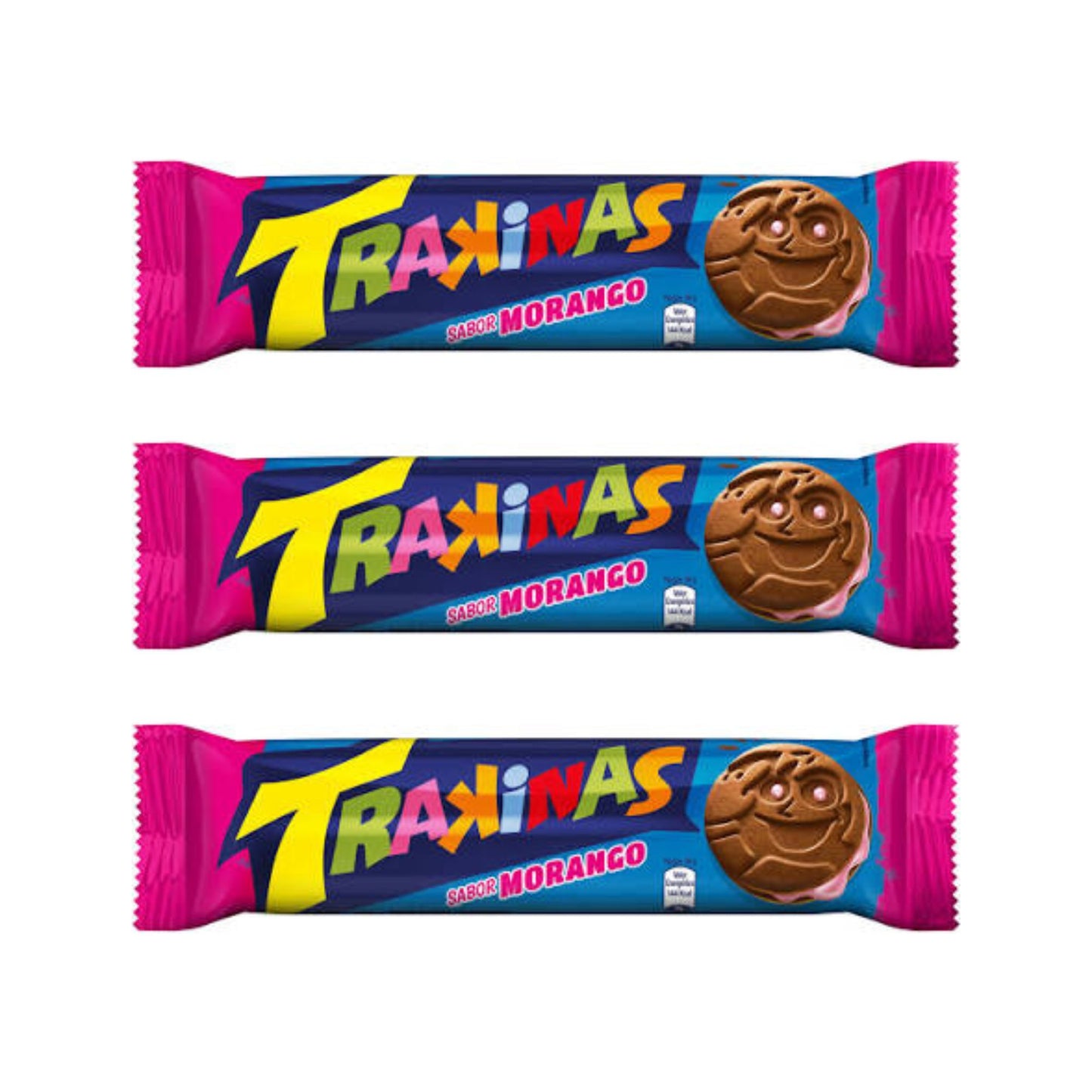 Trakinas Biscoito Recheado (3x126g)