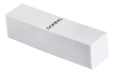 Lixa de Polir Unhas Bloco Branco 4 Faces Brilho Profissional Dompel