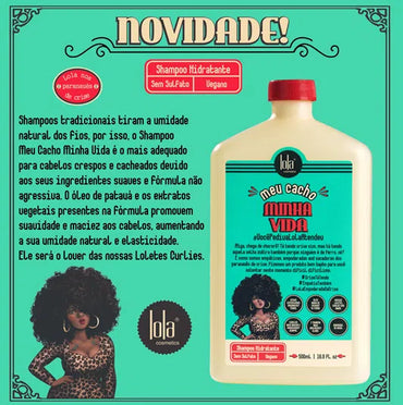 Lola Shampoo Hidratante Meu Cacho Minha Vida (500ml)