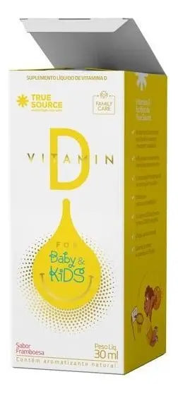 Vitamina D Baby & Kids 30ml Em Gotas Infantil True Source