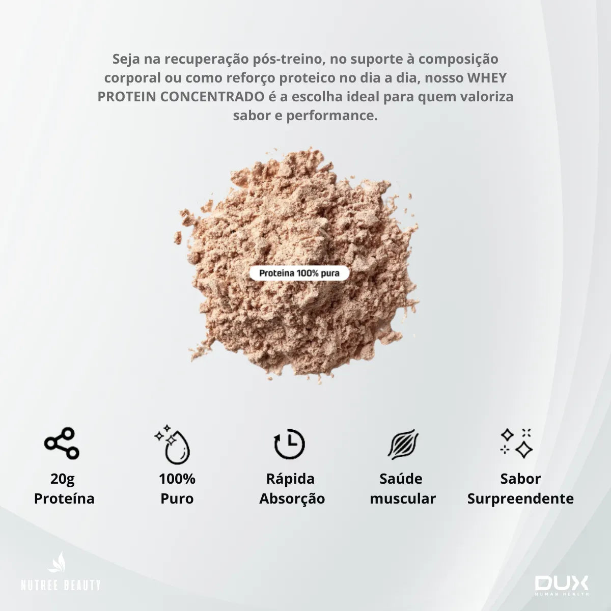 Whey Protein Dux concentrado Doce Leite Pote 450g