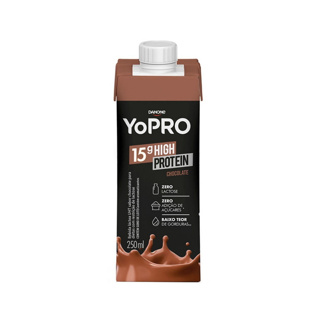 Yopro Bebida Láctea Uht Chocolate Danone 250 Ml