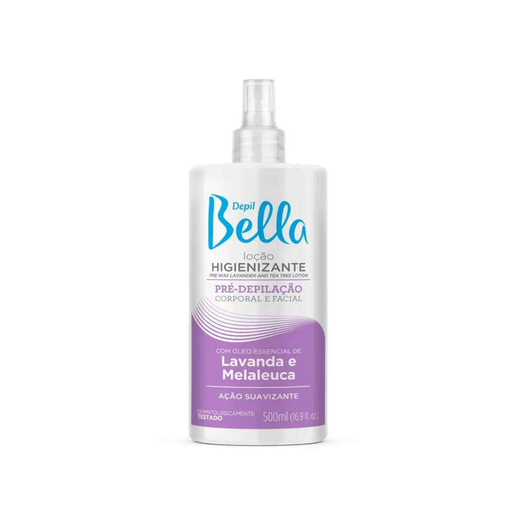 Depil Bella Loção Higienizante Lavanda e Melaleuca (500ml)