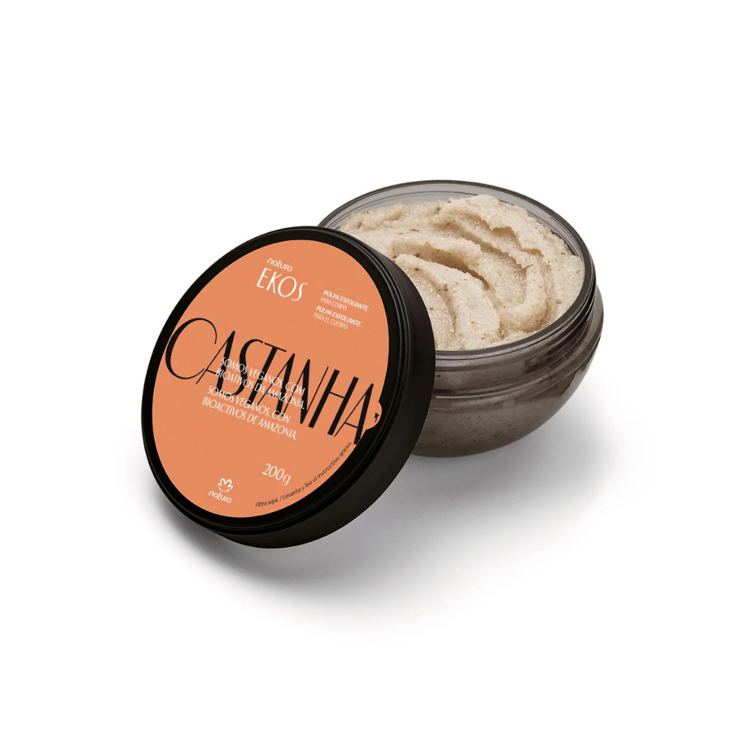 Natura Ekos Polpa Esfoliante Hidratação e Renovação Para o Corpo: Castanha (200g)