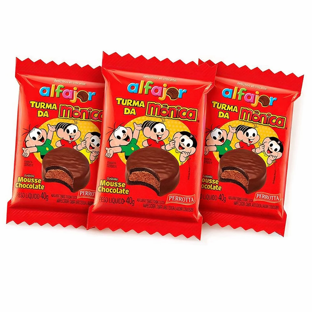 Alfajor Turma da Mônica (3x40g)