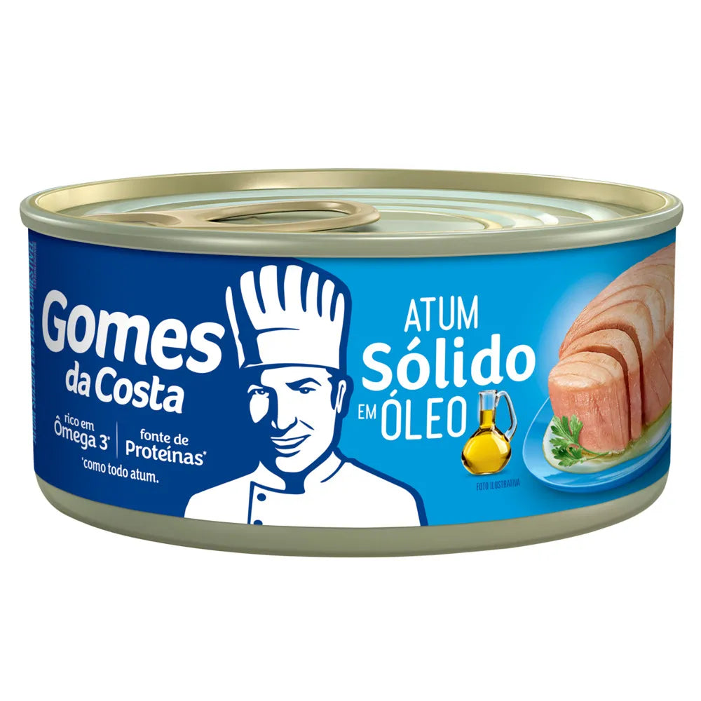 Atum Sólido em Óleo Gomes da Costa (170g)