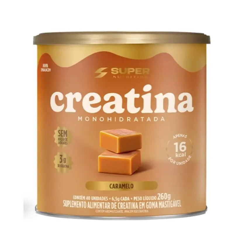 Super Nutrition: Creatina Monohidratada em Goma Mastigável