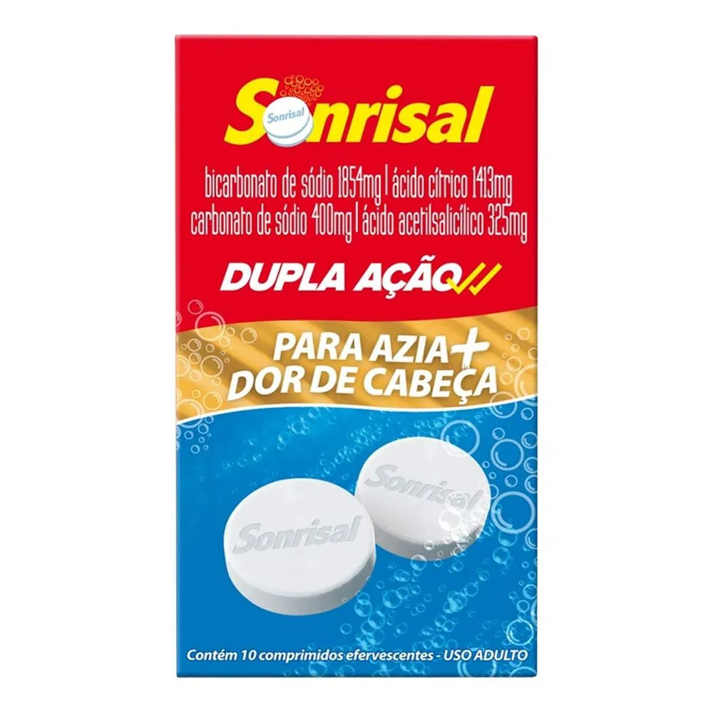 Sonrisal Tradicional Com 10 Comprimidos Efervecentes