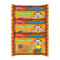 Nissin Instantâneo Turma do Chico Bento Sabor Caldinho De Feijão (3x75g)