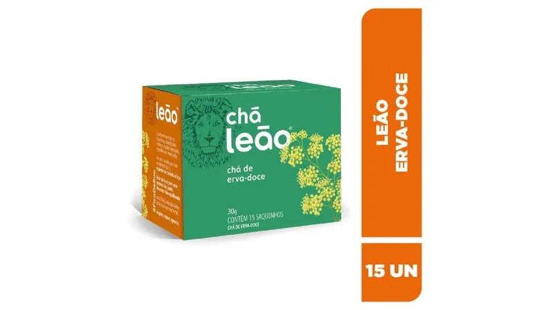 Matte Leão Chá Matte Erva Doce 15 Saquinhos (24g)