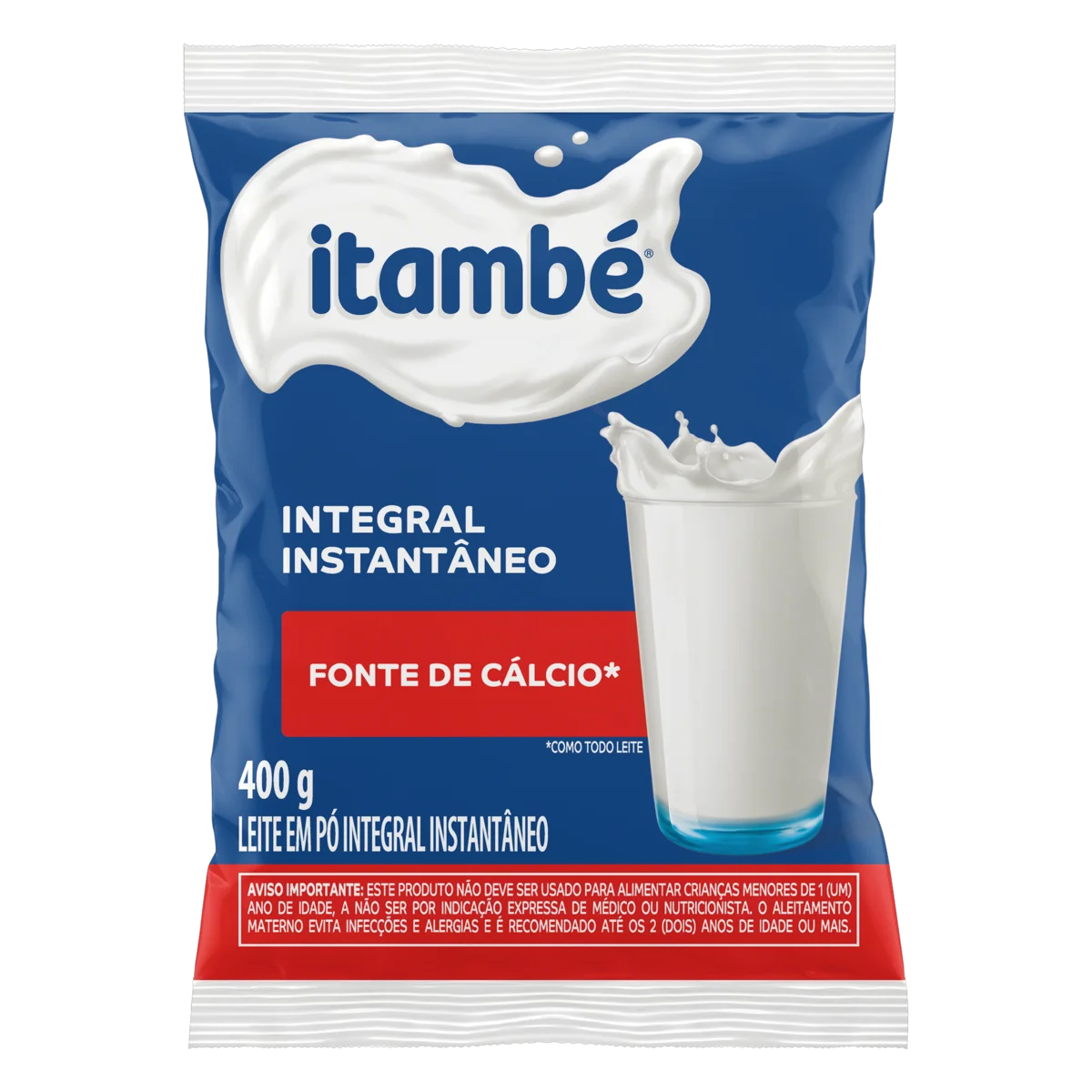 Leite Pó Instantâneo Integral Itambé Pacote 400g
