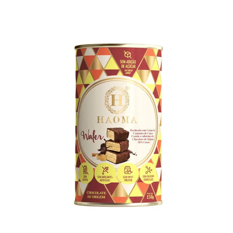 Haoma Wafer Castanha de Caju e Canela (225g)