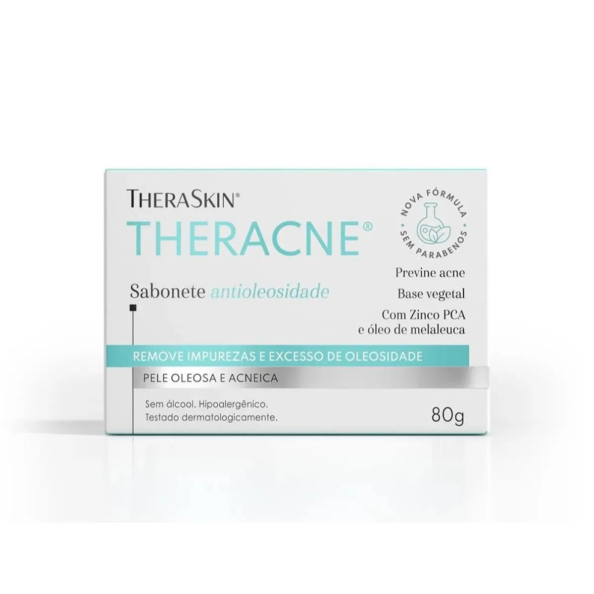 Sabonete para pele com acne e oleosa Theracne 80G TheraSkin