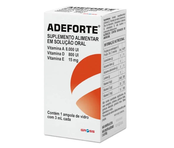 Adeforte Suplemento Alimentar em Solução Oral - Opções: