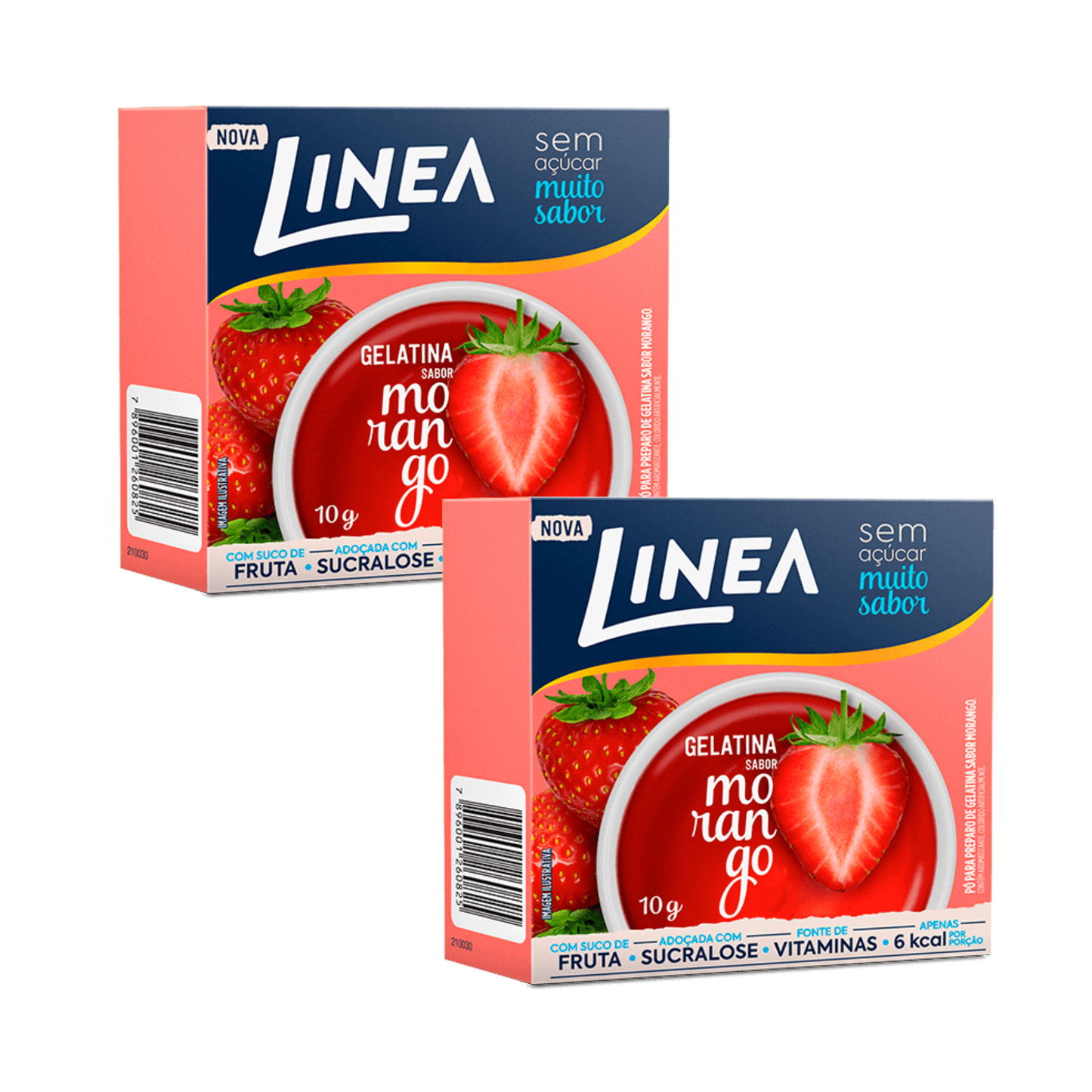 Linea Gelatinas em Pó com Suco de Fruta Sem Açúcar (2x10g)