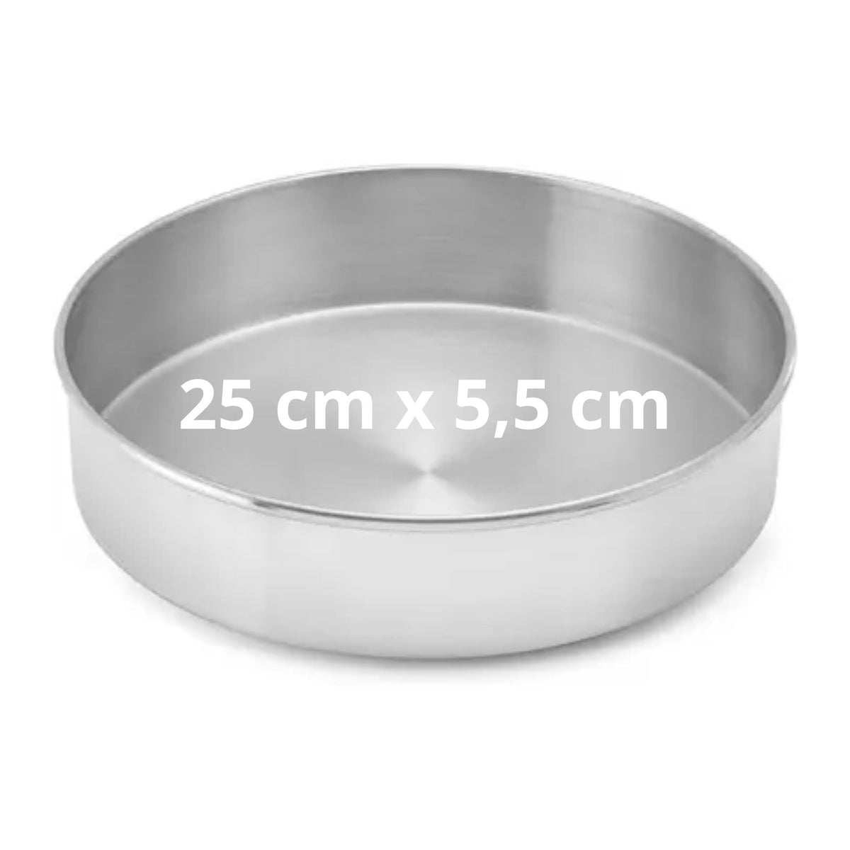 Grupo Soberano Forma de Torta Redonda Aluminio - Medidas: