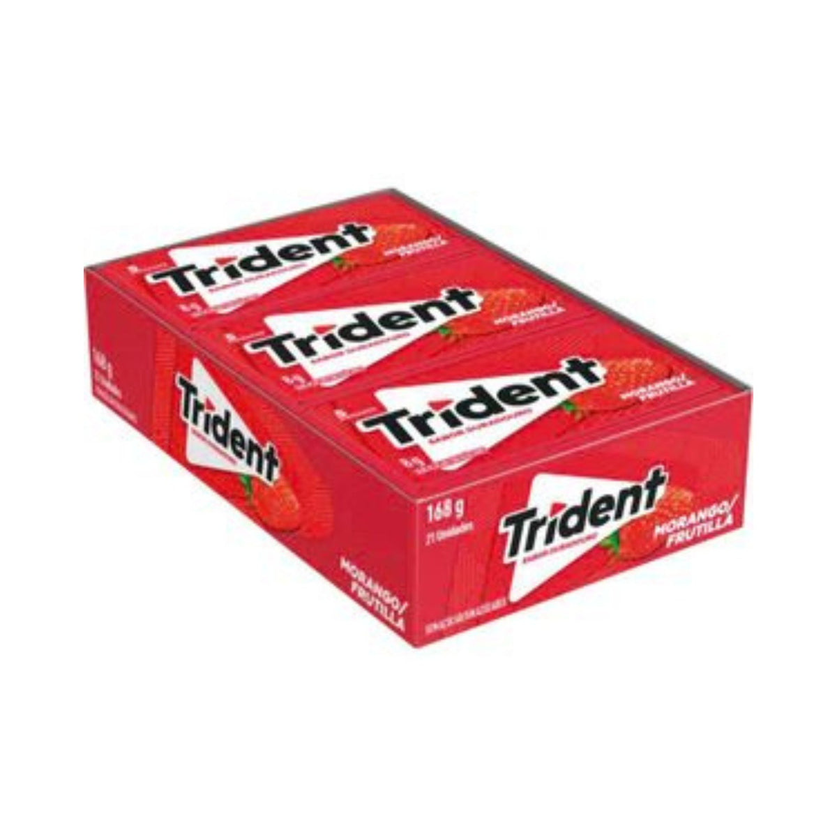 Trident Chiclete Sem Açúcar Caixa (168g)