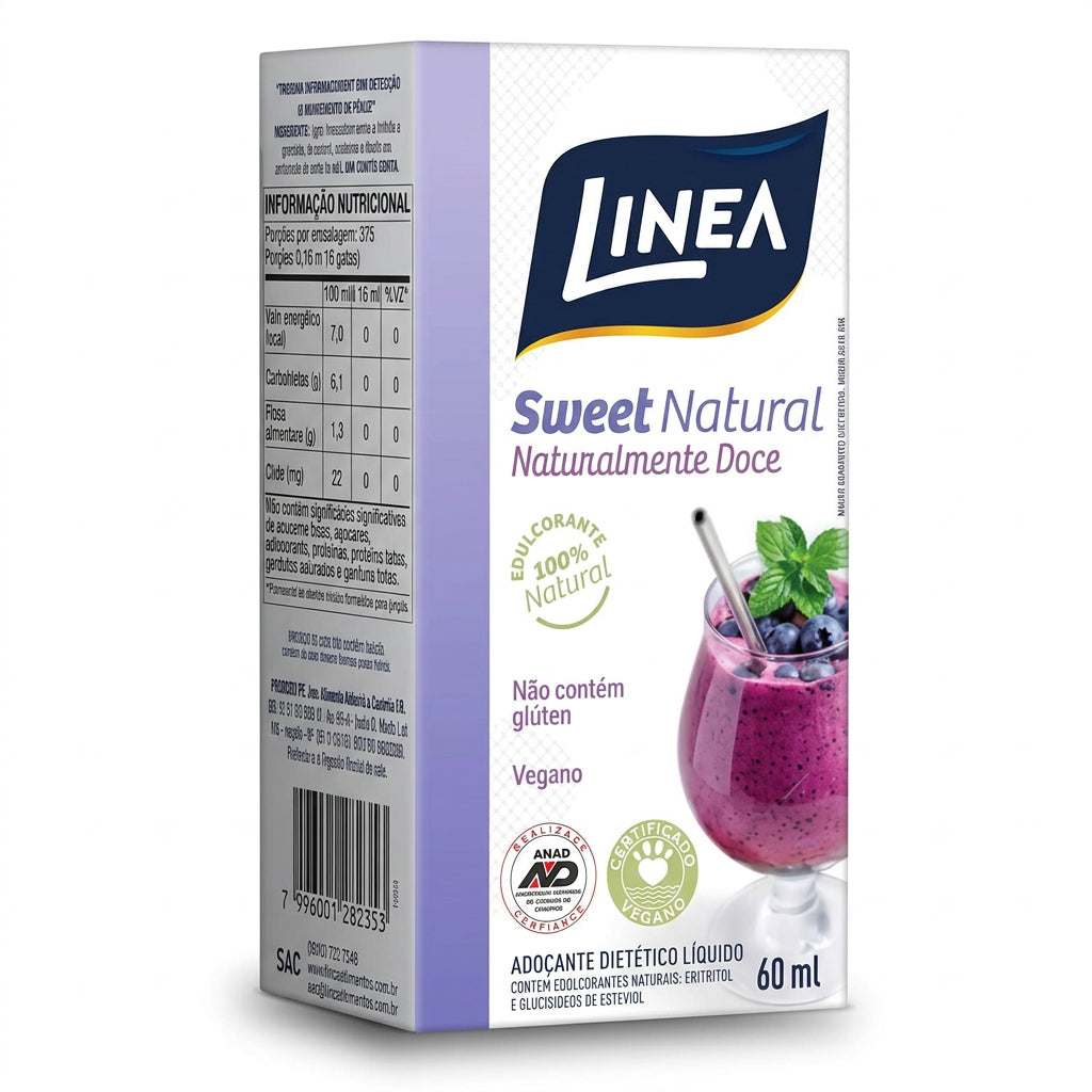 Linea Adoçante Líquido Sweet Natural 60ml