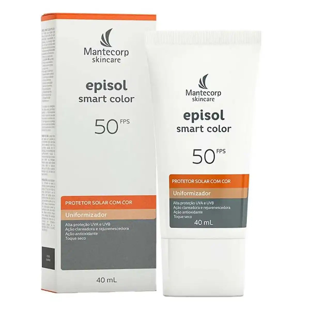 Episol smart color FPS 50 Protetor Solar Facial com Cor (40ml)
