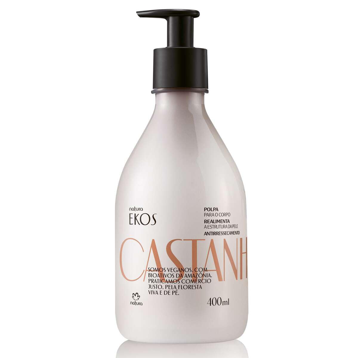 Natura Ekos Polpa Desodorante Hidratante para o Corpo: Castanha (400ml)