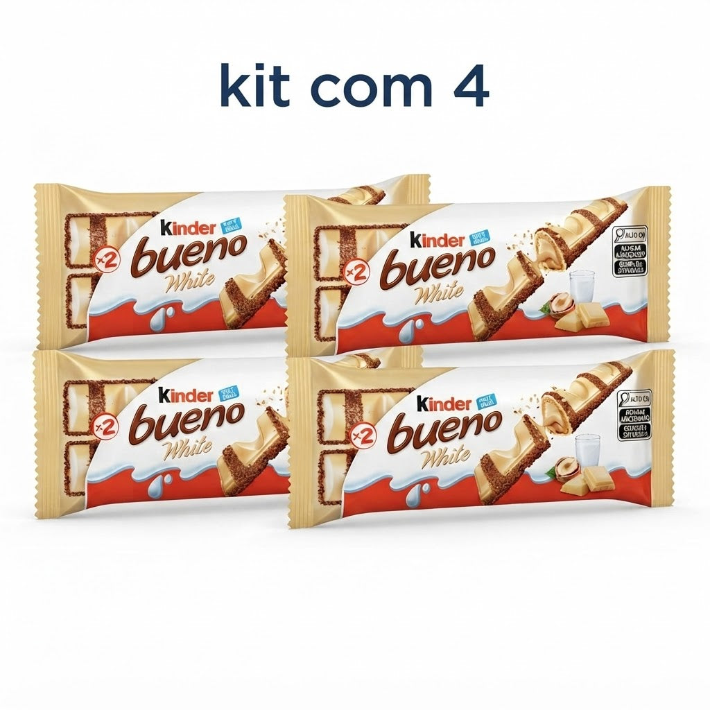 Kinder Bueno Chocolate Branco (4x39g)