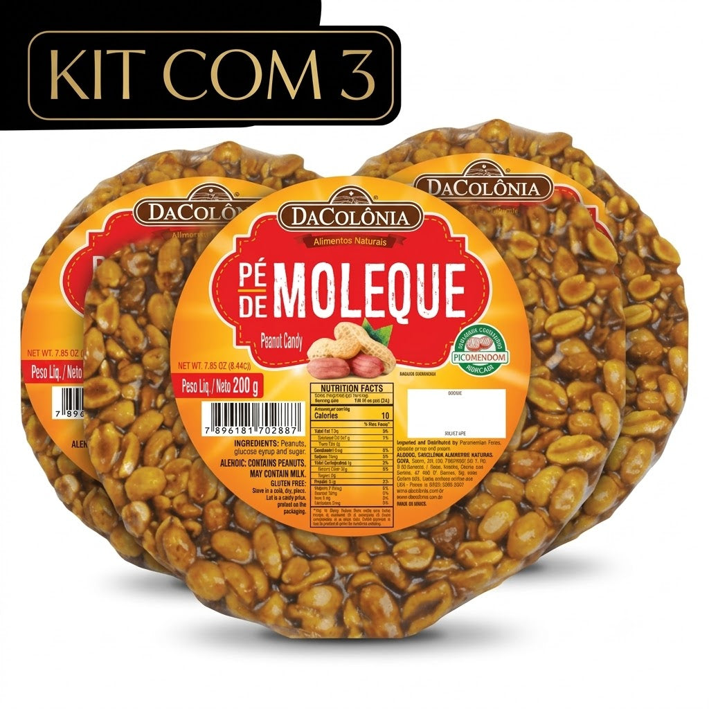 DaColônia Pé De Moleque (3x200g)