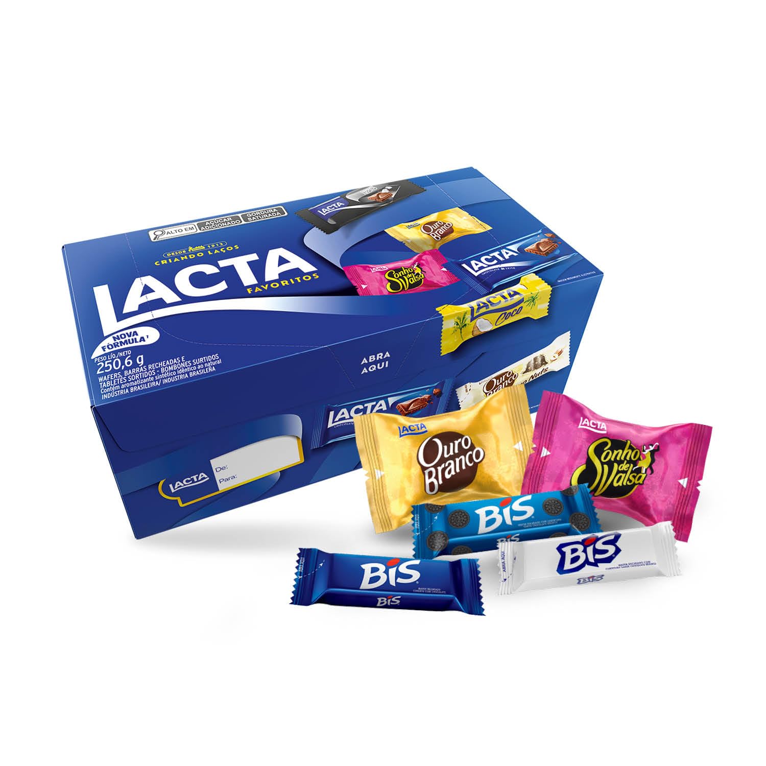 Lacta Bombom Favoritos (251g)