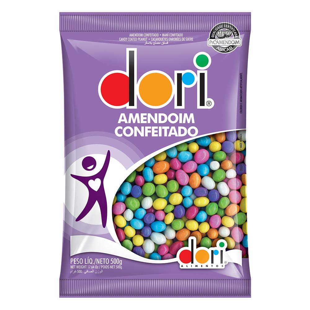 Dori Amendoim Colorido (500g)
