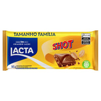 Lacta Barra de Chocolate Shot Ao Leite com Amendoim